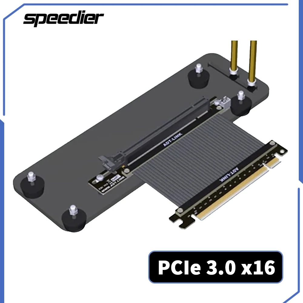 Soporte Vertical para tarjeta  - Pcie 4.0 X16 Riser Cable 90 Degree reseña y precio