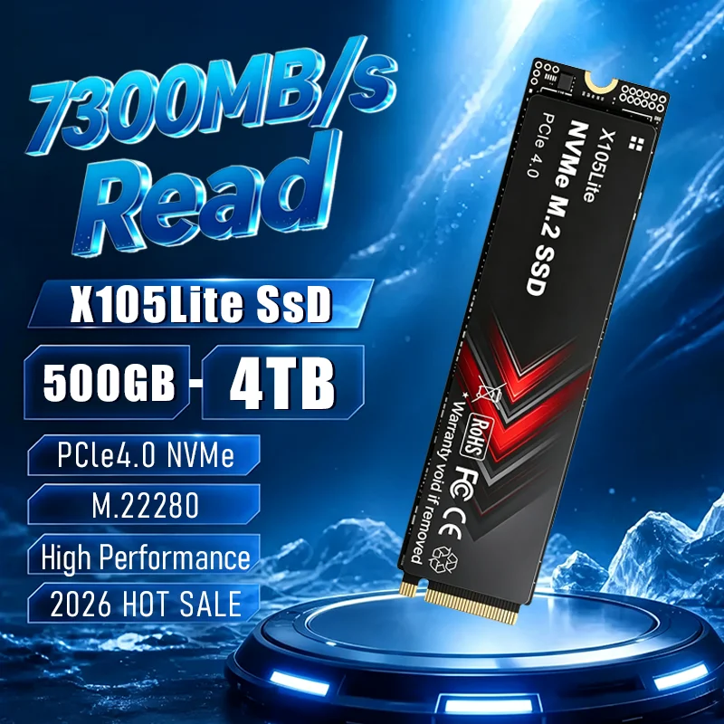 NUEVO X105Lite 500GB-4TB PCIe  - M.2 Nvme 4Tb Pcie 4.0 Ssd reseña y precio