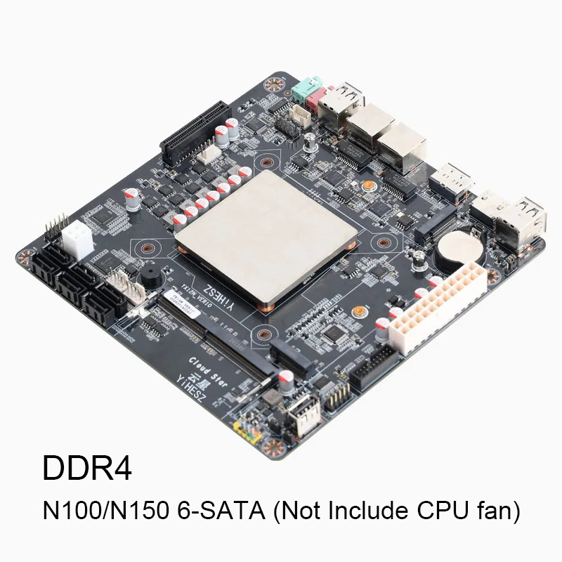 Placa Base NAS de 6 Bahías N10 - Nas Motherboard N100 6 Sata reseña y precio