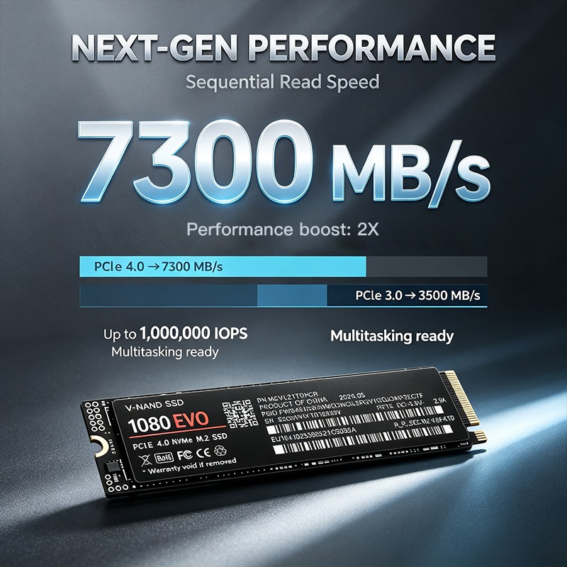 2026, NUEVO SSD interno 1080 E - M.2 Nvme 4Tb Pcie 4.0 Ssd reseña y precio