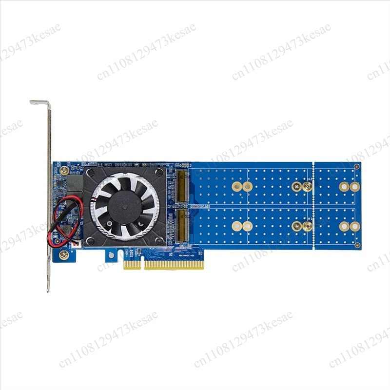 Tarjeta de expansión PCIe 4.0  - Quad M.2 Nvme Pcie Bifurcation Card reseña y precio