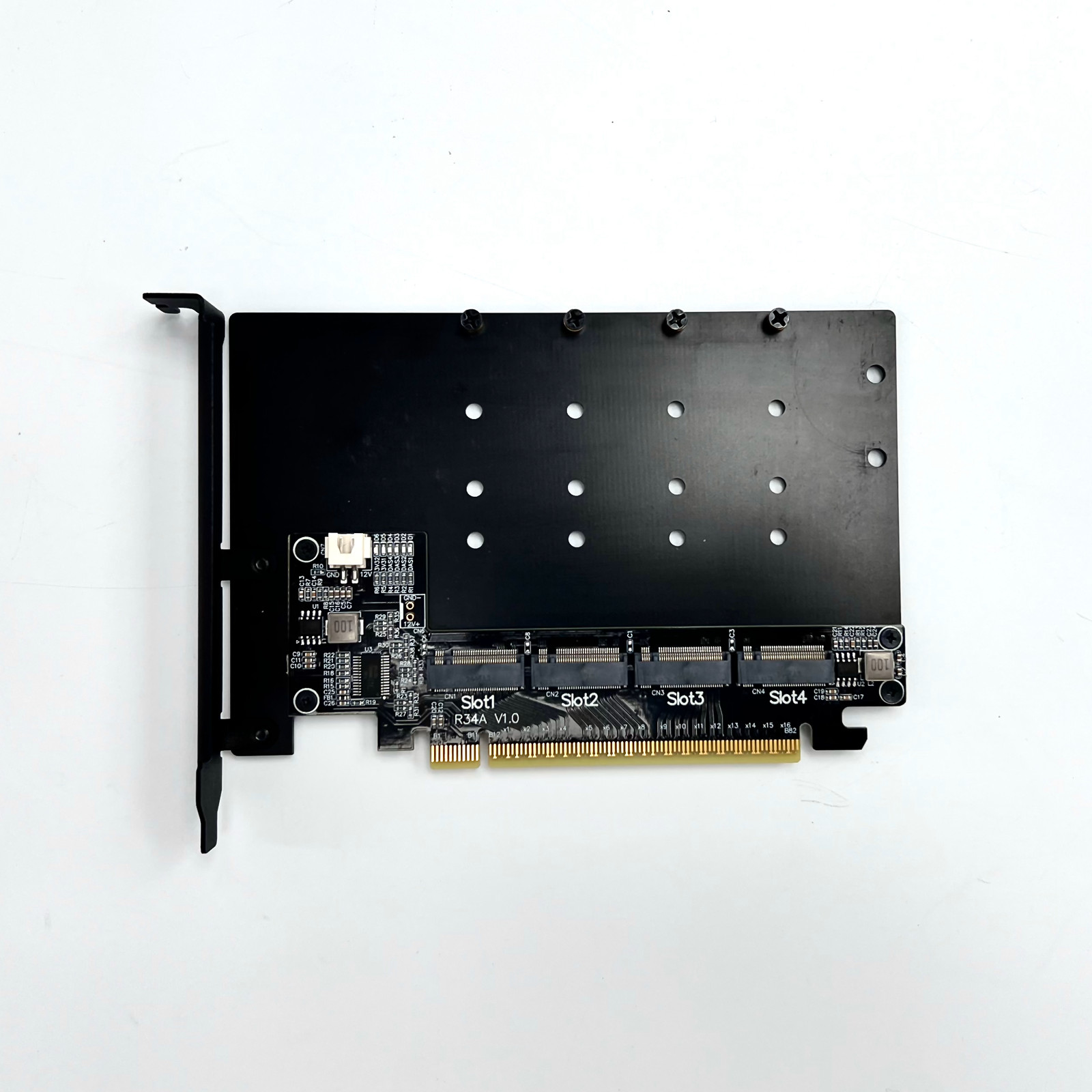 Adaptador de bifurcación PCIe  - Quad M.2 Nvme Pcie Bifurcation Card reseña y precio