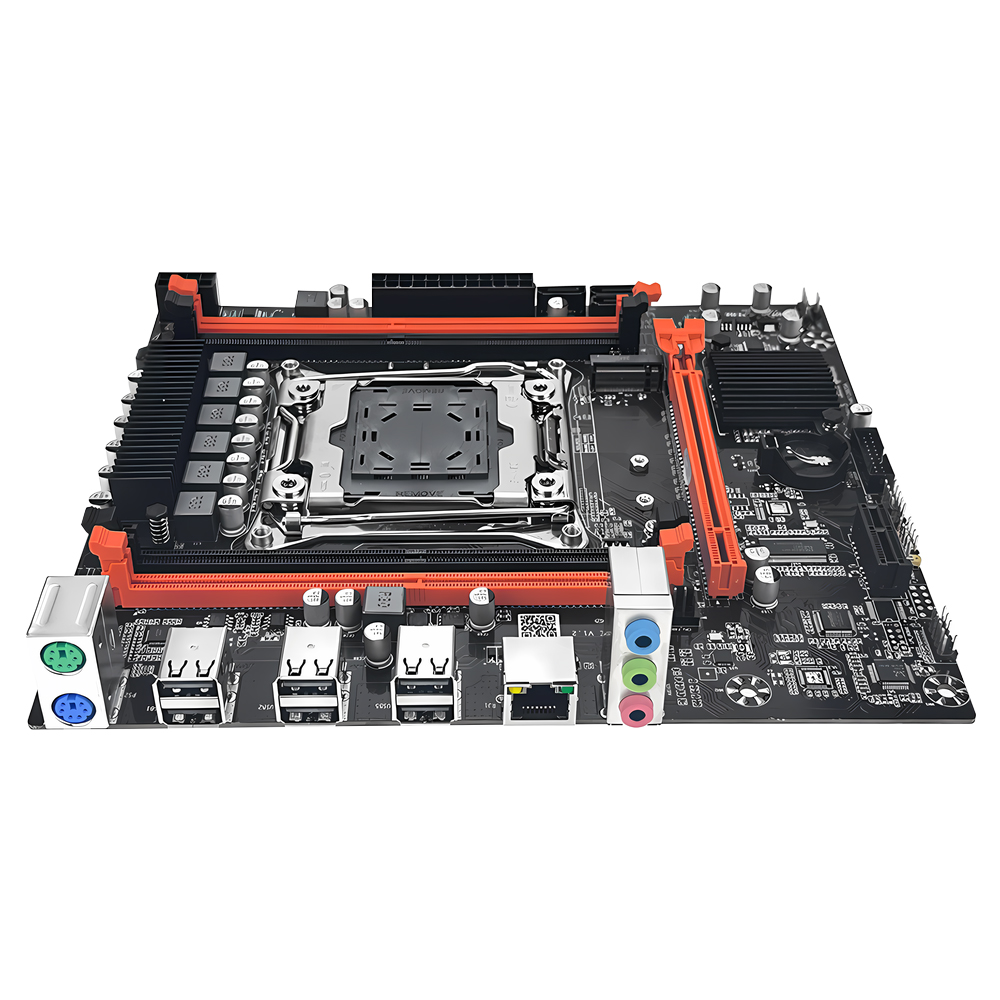Kit de placa base para juegos  - X99 Dual Cpu Motherboard Combo reseña y precio